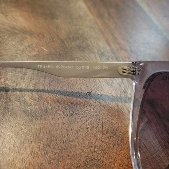 Tiffany & Company TF4159 Butterfly Sunglasses in Grey Crystal MA#477 - Picture 10 of 16